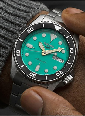 精工5号绿水鬼运动机械男表SRPK33K/31K1/SRPD63/53/29K1防水手表