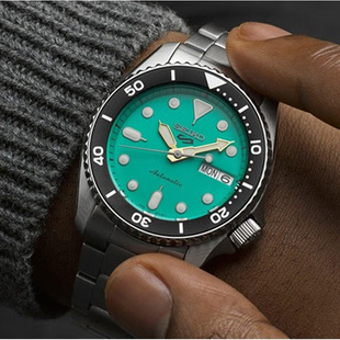 SRPD63 29K1防水手表 31K1 精工5号绿水鬼运动机械男表SRPK33K