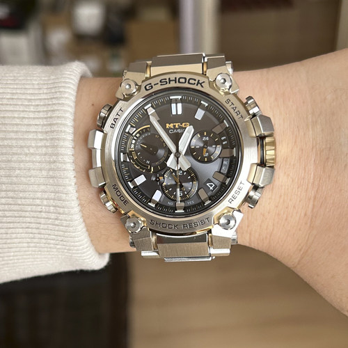 卡西欧电波蓝牙防水男手表