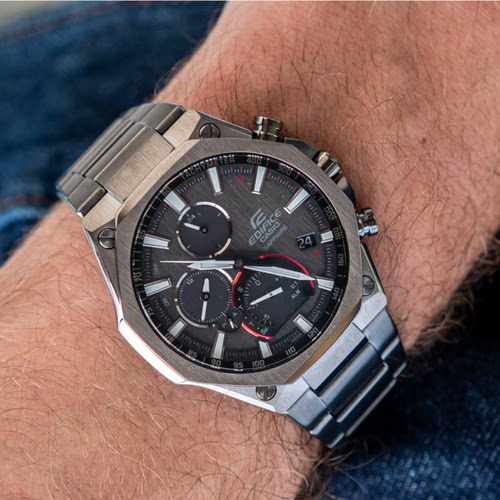 卡西欧太阳能蓝牙男士腕手表防水