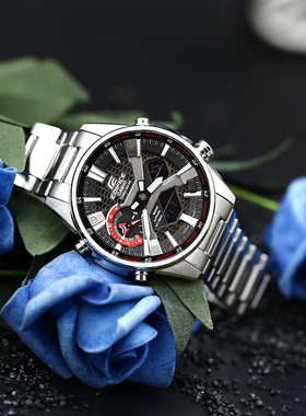 卡西欧手表Edifice ECB-S100YD-1A/900YDB-1B/2A太阳能蓝牙男腕表