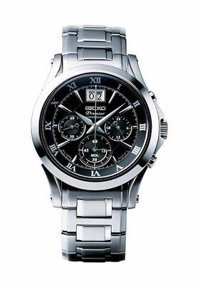 精工石英计时男表防水手表腕表