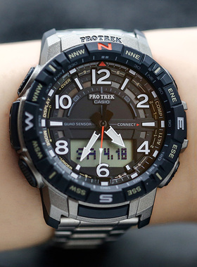 卡西欧 PROTREK PRT-B50T-7/50-1/4/YT/B70-5 登山蓝牙男士腕手表