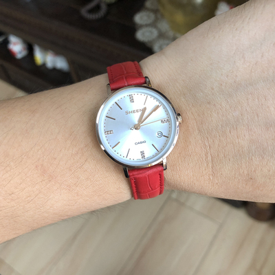 卡西欧手表SHE-4048CGL-7A/4540/PG-4A/D/CGM/4539石英女士腕表