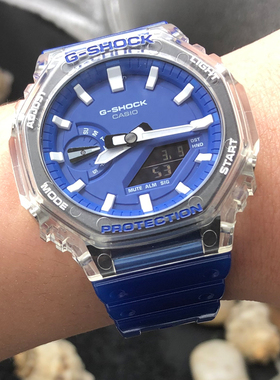 卡西欧手表G-SHOCK GMA-S/GA-2100HC-2A/4A/1A1/1A/4A2电子男腕表