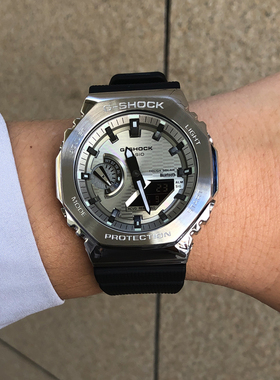 卡西欧GBM-2100A-8B/1A/B-3A/4A/A-1A2/2B光能蓝牙电子男女腕手表