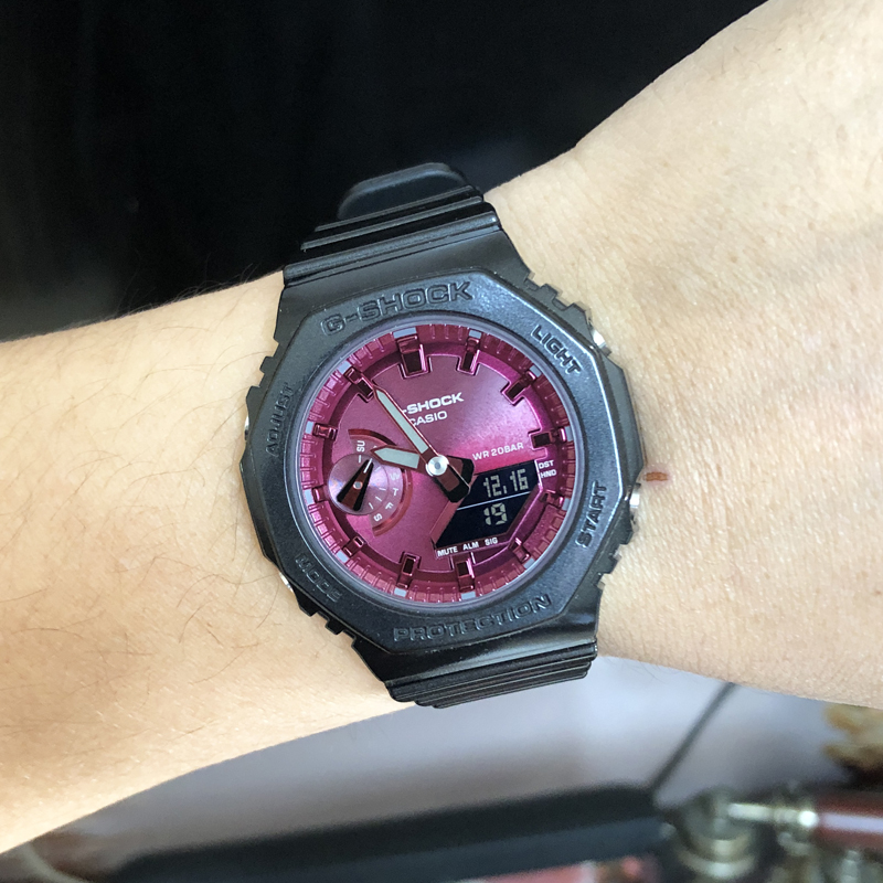 卡西欧手表GA/GMA-S2100RB-1A/4A/1A1/3A/GA-2100 电子女士腕表