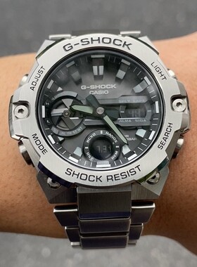 卡西欧手表G-SHOCK GST-B400D-1A/AD-1A4/BD-1A2太阳能蓝牙男腕表