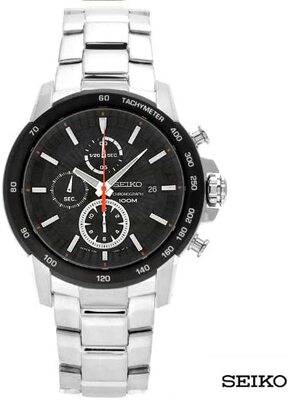 精工多动能石英男表防水手表腕表