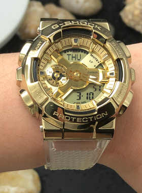卡西欧手表G-SHOCK GM-110SG-9A/G-1A9/B-1A/VB 电子运动男士腕表