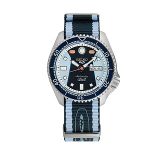 精工手表5号蓝本田合作限量款机械防水男腕手表SRPK37K1/SRPJ75K1