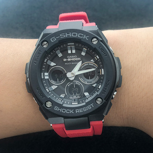 W300G BD太阳能电波男表 卡西欧手表G GST 1A1 1A9 1A2 SHOCK 1A4