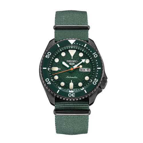 精工手表5号水鬼机械防水男腕表