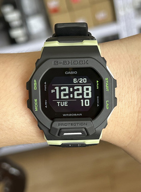 卡西欧GBD-300/GBX-100NS/GBD-200LM跑步运动蓝牙男手表