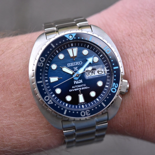精工手表海洋公益限量潜水罐头机械男表SRPK01K1/SRPH77K1/15/17K