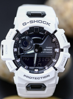 卡西欧G-SHOCK GBA-900-7A/GMA-B800 计步圈速卡路里蓝牙男手表