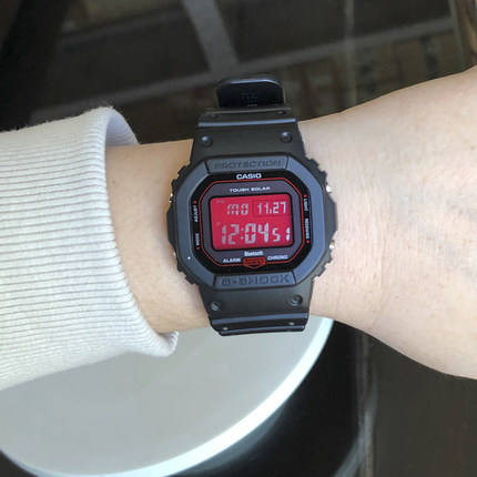 卡西欧G-SHOCK GW-B5600AR-1/BC-1B/HR/SL-4太阳能电波防水男手表