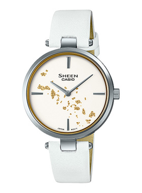 卡西欧Sheen JLV/SHE-C100L-7A/4A/BM-1A/120M/L情侣男女石英手表