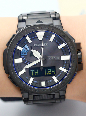 卡西欧手表 PRX-8000YT-1B/7B/8000T-7A/光能6局电波登山运动男表