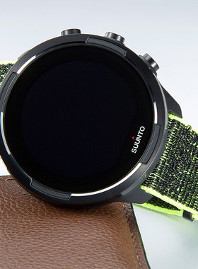 颂拓/SUUNTO 9 松拓BARO旗舰版气压户外钛合金男腕表限量绿宝石带