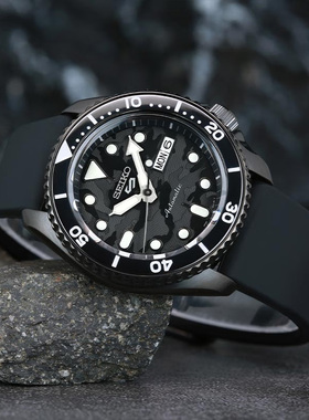 精工手表5号机械防水迷彩街头风男士腕表SRPJ39K1/37/SRPD77K1/81