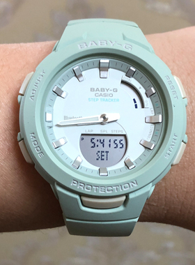 卡西欧手表BABY-G BSA-B100CS-3A/BGA-160/133蓝牙电子运动女表