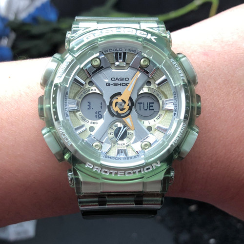 卡西欧男表电子双显运动防水手表