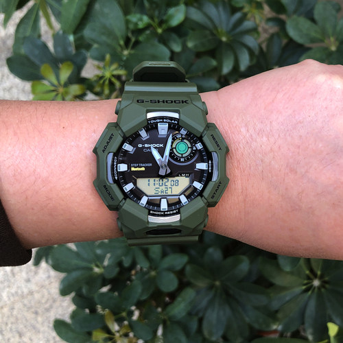 卡西欧计步器石英蓝牙防水男手表