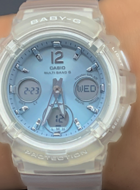 卡西欧 BGA-2800-7A2/2500-1A2/4A/7A/1A/2700太阳能电波女腕手表