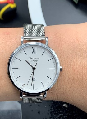 卡西欧Sheen SHE-4539M-7A/CGL-7A/1A/CGM-4A/4540石英女士腕手表