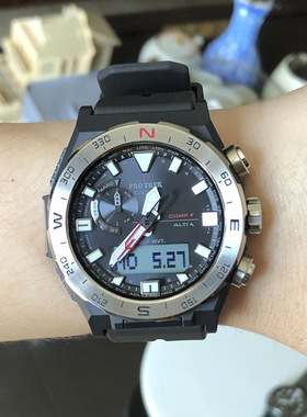 卡西欧手表 PROTREK PRW-6800-1/6600YB-3/Y-1/3光能电波登山男表