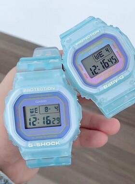 卡西欧手表-G SLV-21B-2/LOV-20B-4/21B-7/A-1A 电子防水情侣腕表