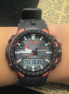 卡西欧手表行货 PRW-6100Y-1/6100YT/YT/FC-1/1A太阳能电波男表