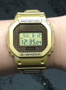 卡西欧手表G-SHOCK DWE-5600HG-1PFH/CC-3黄金时代电子防水男腕表