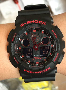 卡西欧手表 GA-100BNR-1A/110GB/GBX /MMC/B/HR 电子防水男士腕表