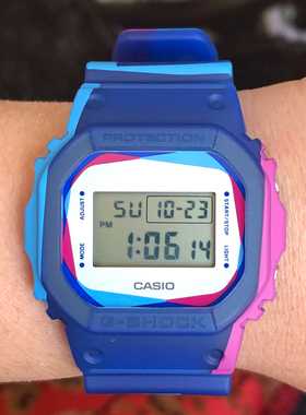 卡西欧DWE-5600PR-2/5600KAK21-3/OBI21-1/KS-7电子防水男腕手表