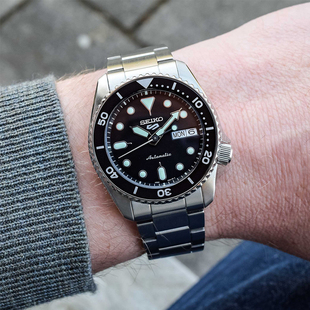 精工5号绿水鬼运动机械男表SRPK29K/31K1/SRPD63/33/53K1防水手表