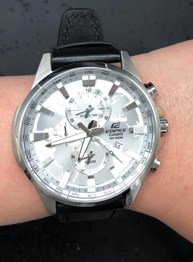 卡西欧 EFR-303BL-7A/DB-2A/3A/DC/D-1A/304BL两地时间石英男手表