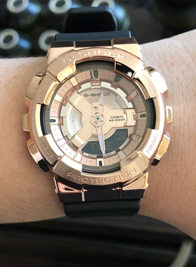 卡西欧手表GM-S110PG-1A/B-8A/LB-2A/110-1A/B/MF 电子防水男女表