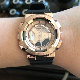 卡西欧手表GM-S110PG-1A/B-8A/LB-2A/110-1A/B/MF 电子防水男女表