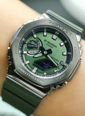 卡西欧 GBM/GM-2100B-3A/4A/A-1A2/BB/1A3/SS-1A/电子男女腕手表