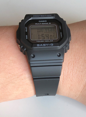 卡西欧BABY-G BGD-5650-1/1B/2/7/5000U-7D 太阳能电波防水女手表