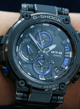 卡西欧手表 G-SHOCK MTG-B1000BD-1A/B-1A4/XB太阳能电波蓝牙男表