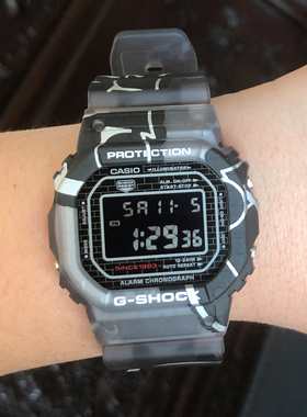 卡西欧DW-5000SS-1/5600KAK21-3/OBI21-1 40周年限定涂鸦电子男表