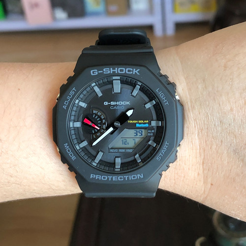 卡西欧太阳能蓝牙男表防水腕手表