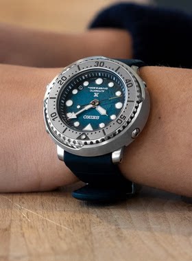 精工拯救海洋公益款潜水机械男表
