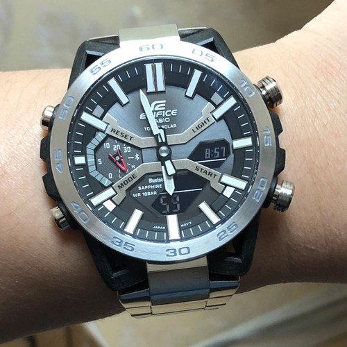 卡西欧Edifice ECB-2000YD/900YDB/2000YCB/YPB太阳能蓝牙男手表