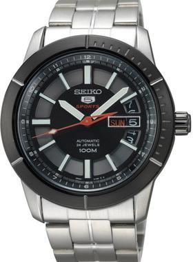 精工手表全国联保2年 SRP341J1自动机械男表送皮带防水手表腕表