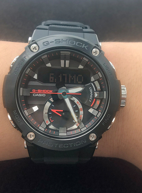 卡西欧手表 G-SHOCK GST-B200B-1A/B200D 太阳能蓝牙运动防水男表