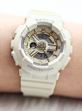 卡西欧手表BABY-G BA-110XGA-7A2/1A/CP/130-7A2/TH/4A电子女腕表